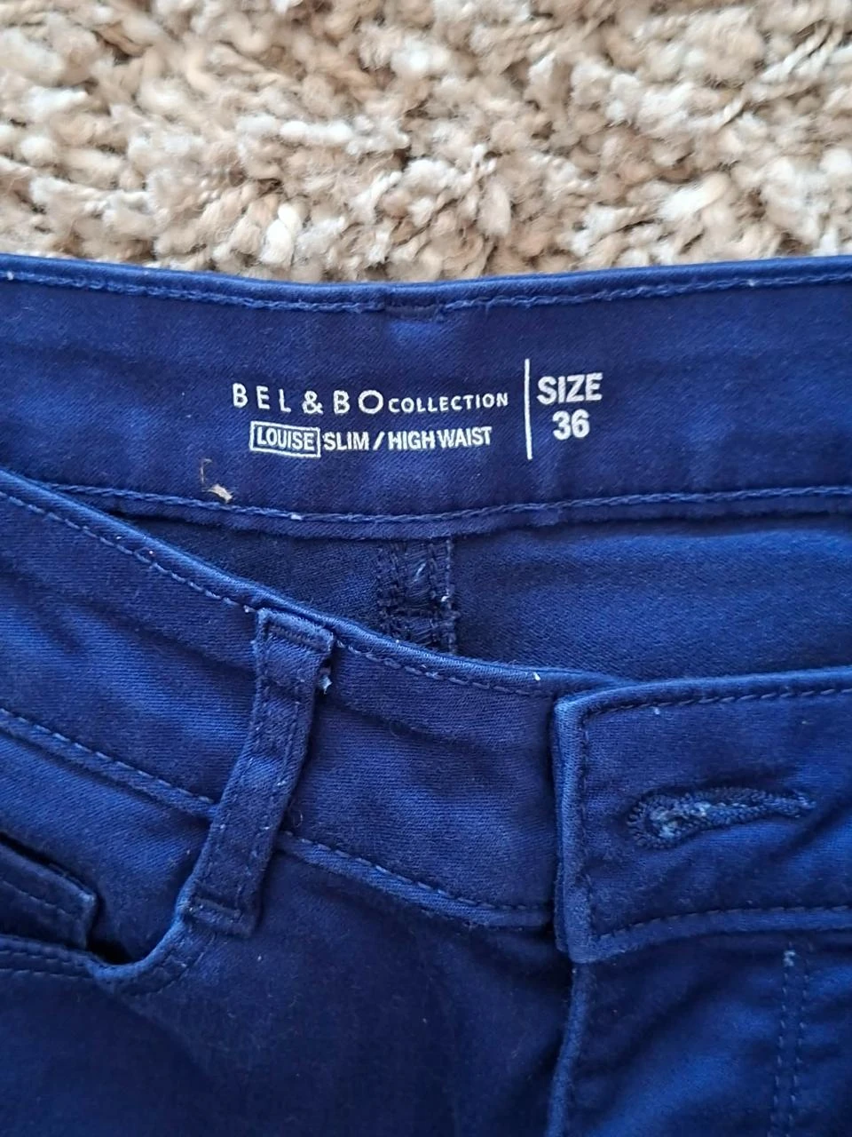Calça skinny azul marinho / Bel&Bo – photo 2